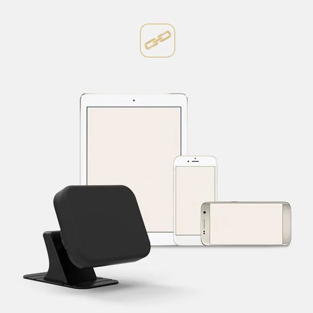  Universal Magnetic Auto Telefon Halter Stehen in Auto Für iPhone X Samsung Paste Typ Basis Gebogene