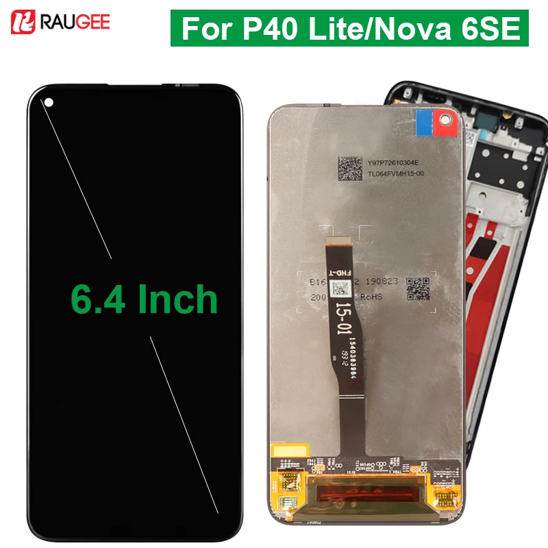 Жк дисплей для Huawei P40 Lite с сенсорным экраном сменный сенсорный экран | Отзывы и видеообзор