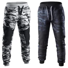 Европейские мужские длинные штаны, камуфляжные военные свободные спортивные повседневные штаны, мужские брюки с завязками, мужские спортивные штаны, Мужские штаны для бега