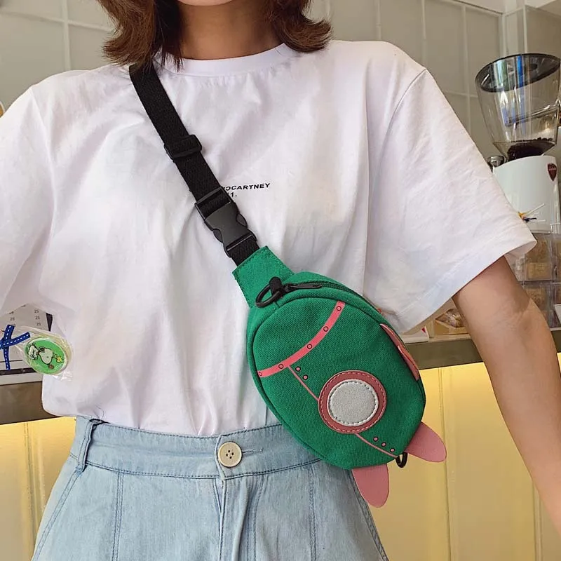 Нагрудная сумка женская мода INS кошелек уличная сумка через плечо стиль милый японский стиль модная сумка для девочек мода