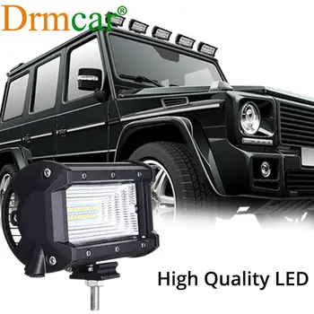 

Car LED Work Light Bar 72W 5 Inch 8000LM Flood Spot Led Turn Signal For Offroad Car Pickup Uaz ATV Auto Driving Light DC 12V 24V