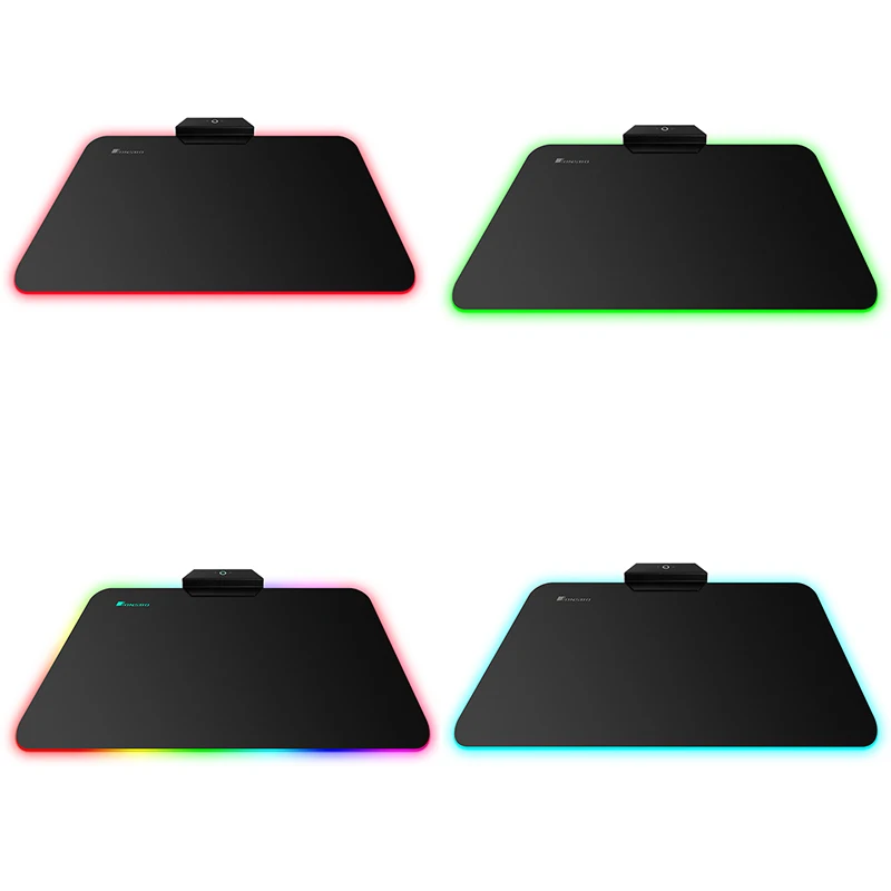 Jonsbo Mp-2 256 Color Automatic Change Rgb Mouse Pad, 9 Monochrome Display Anti-Slip Gaming Mouse Pad
