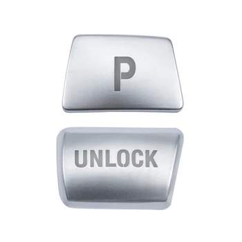 

Car Gear Knob Head "P" and "Unlock" Sticker Cover For-BMW 3 5 7 Series X3 X4 X5 X6 F20 F30 F31 F10 F34 F25 F15 F16
