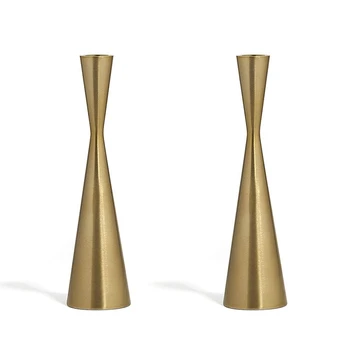 

Conical Candlestick, Metal, Hourglass Shape, Suitable for Standard Candlestick Diameter