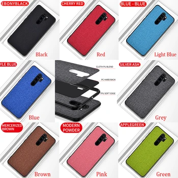 

50pcs/lot Retro Case For Xiaomi Redmi Note 8 Denim Cloth Cowboy Canvas Skin Hard PC Back Cover For Xiaomi Redmi Note 8 Pro