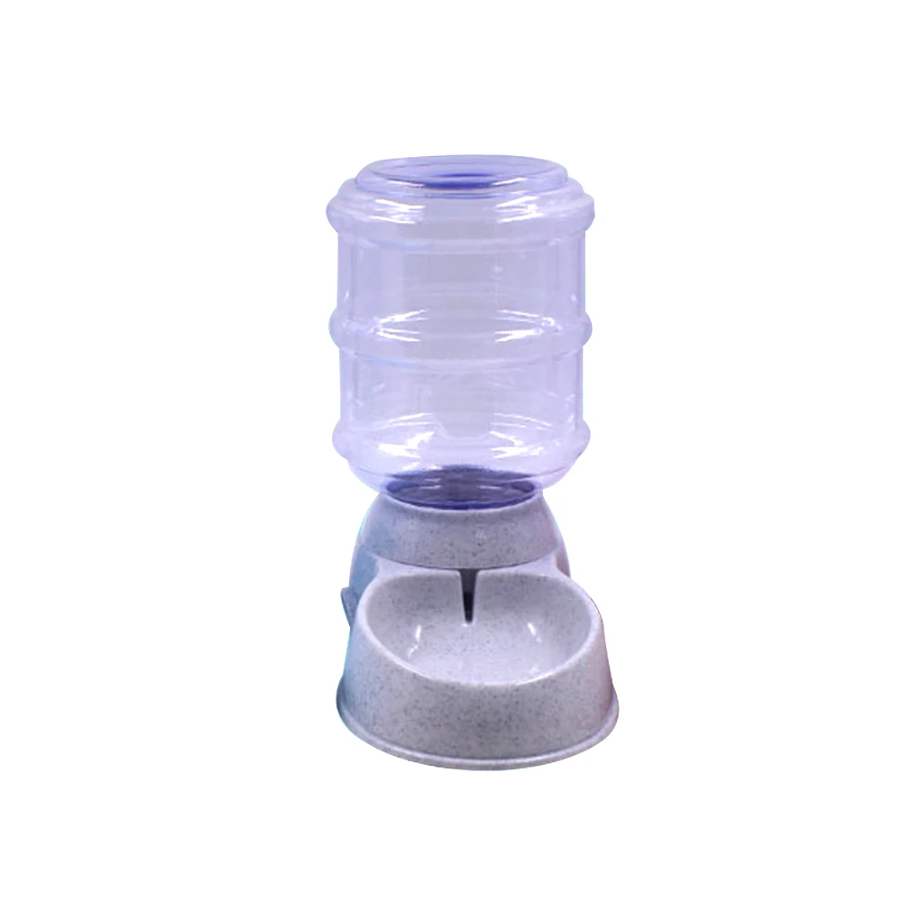 Grey Waterer 3.8L автоматический дозатор воды для домашних животных, кормушка для домашних животных, поилка для кошек, миска для Кормления Собаки, поилка для питьевой воды, автоматическая миска для кормления - Цвет: Grey Waterer