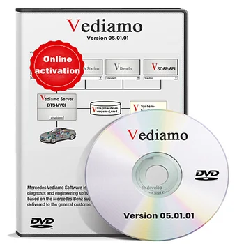 

For MB STAR C4 SD C5 Offline programming Bypass TIPS Vediamo 5.01.01 Engineering Software SCN VEDOC CODING
