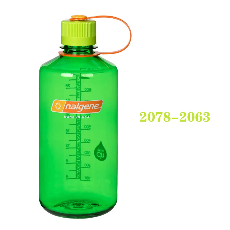Nalgene, спортивная чашка для улицы, портативный пластиковый чайник, чашка с маленьким отверстием для рта, бутылка для фитнеса, велоспорта, кемпинга, путешествий 1000 мл - Цвет: 2078-2063
