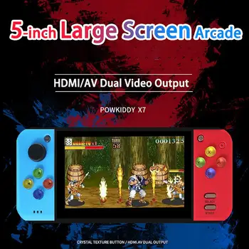 

Coolbaby RS11 Protable 5 inch retro handle game console emulator support HDMI MP4 MP5 360° joystick for PSP FC game device