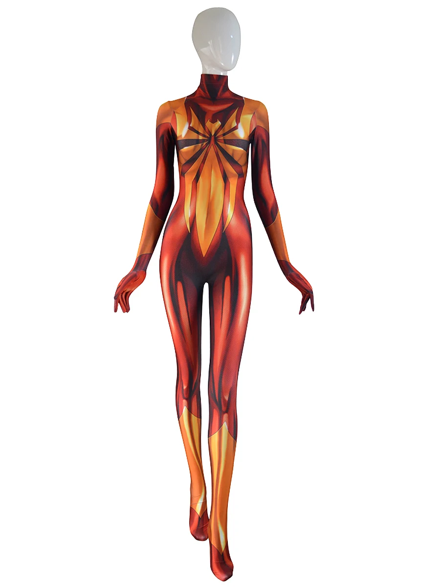 MJ-Iron-Spider-Costume-Mary-Jane-Spider-Girl-Cosplay-Suit-3D-Print-Halloween-Spiderman-Zentai-Catsuit