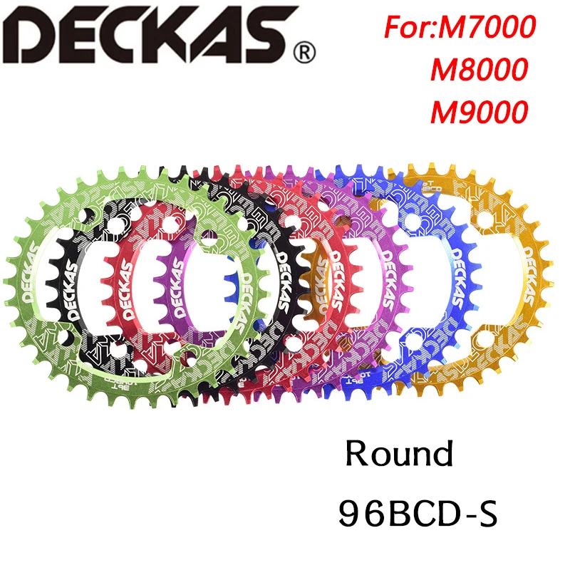 Deckas Круглый горный велосипед Φ BCD 96 мм 32/34/36/38T 96BCD S 7 11speed для shimano M7000 M8000 M9000 crank|Шатун