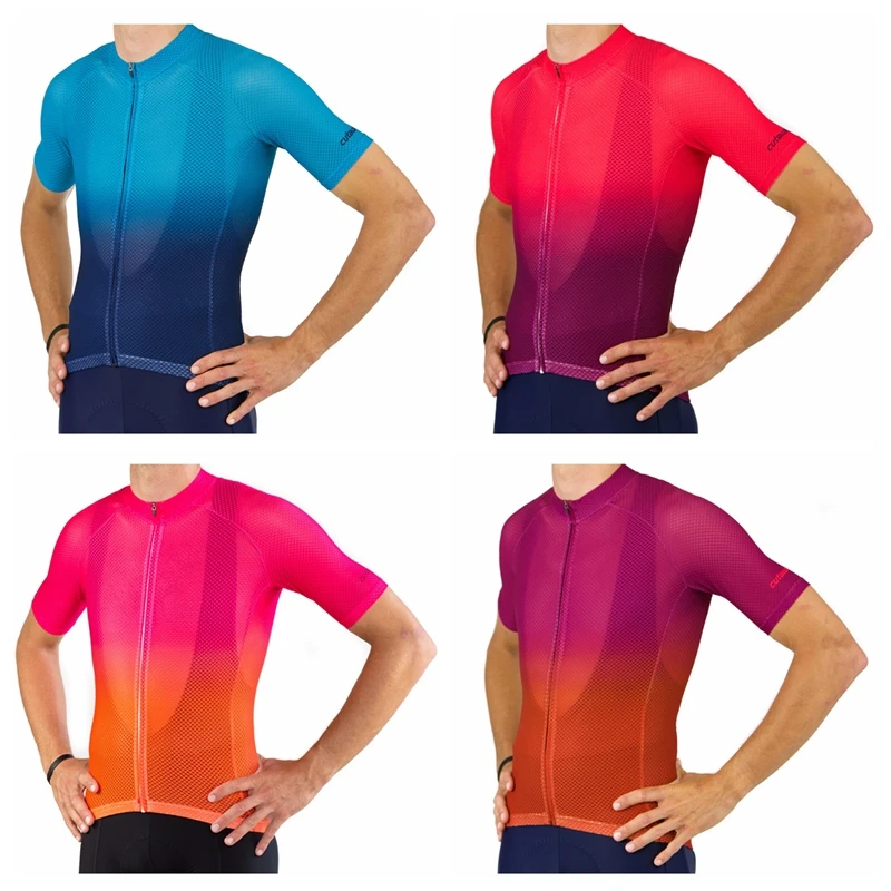 Полностью Сетчатая футболка для велоспорта pro transpirable verano Go mtb racing одежда Топ MTB Fade короткий рукав Ciclismo Bicicleta Спортивная одежда