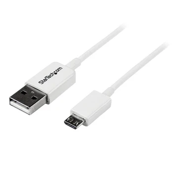 

StarTech.com adapter Cable 2m USB A male to Micro USB B male for mobile phone Smartphone-White