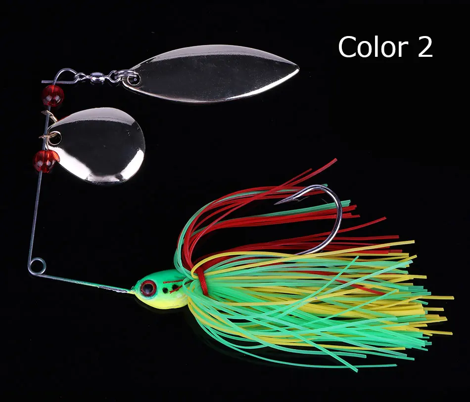 spinnerbait fishing lure spoon spinner bait (7)