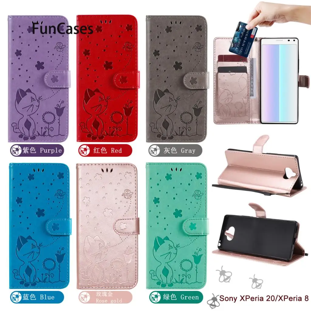 Cover In Silicone Goffrato Per Cover Sony Xperia 20 Flamingo Case Ajax 8 2 5 Positivo Pu Portafoglio In Pelle Book Phone Shell Kryty