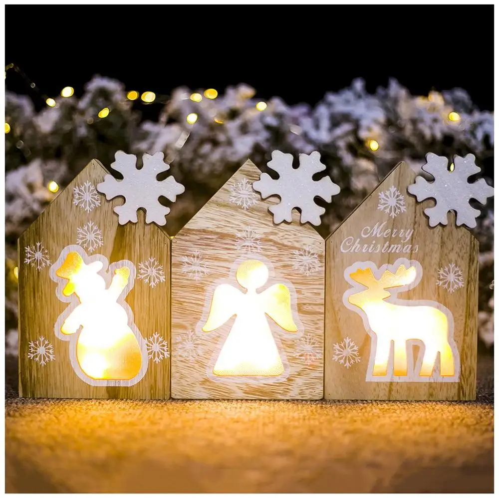 

Christmas Santa Claus/Snowman Lamp Ornament Party Table Decor christmas decorations for home noel tree decorations #10