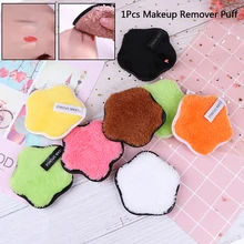 1 шт. многоразовые очищающие тканевые подушечки из мягкой микрофибры для снятия макияжа, полотенце, очиститель для лица, плюшевая пуховая основа, инструменты для ухода за кожей лица