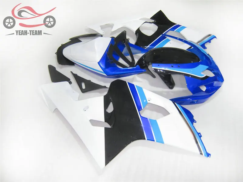 Бесплатные пользовательские Обтекатели для кузова для Suzuki K4 2004 2005 GSXR750 04 05 GSXR 600 750 синий белый ABS пластик обтекатель мотоцикла