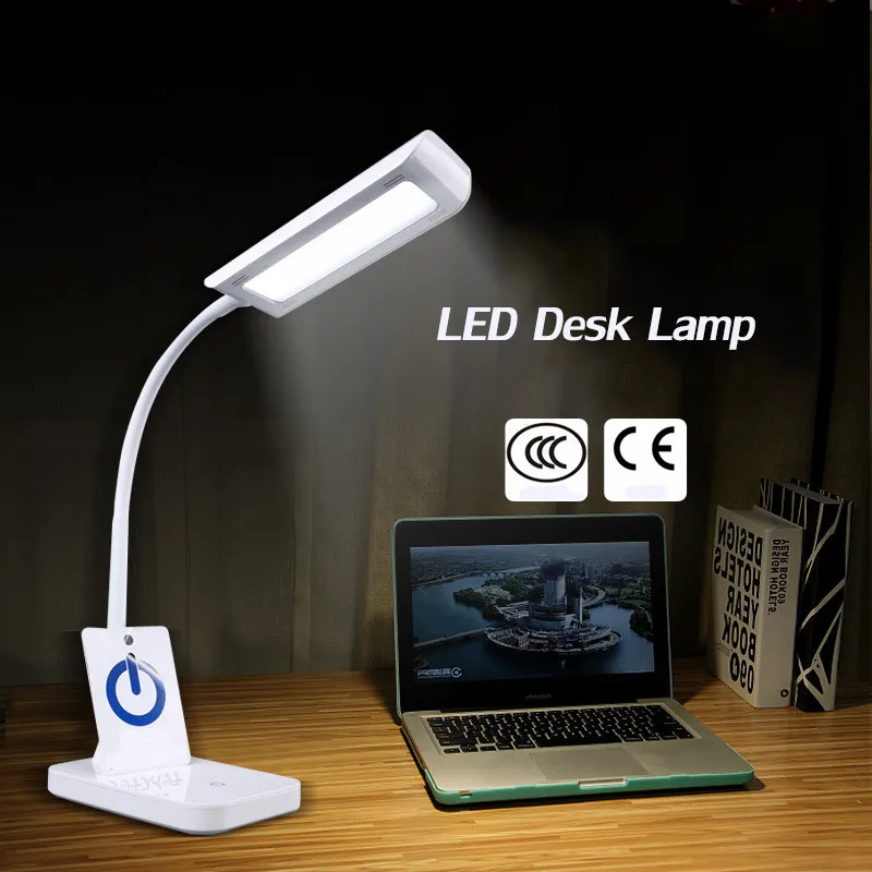 

LED Desk Lamp Rechargeable Touch Control USB Eye Protection Table Lamparas GY191 Flexible 3 Modes Dimming LED Desktop Lights
