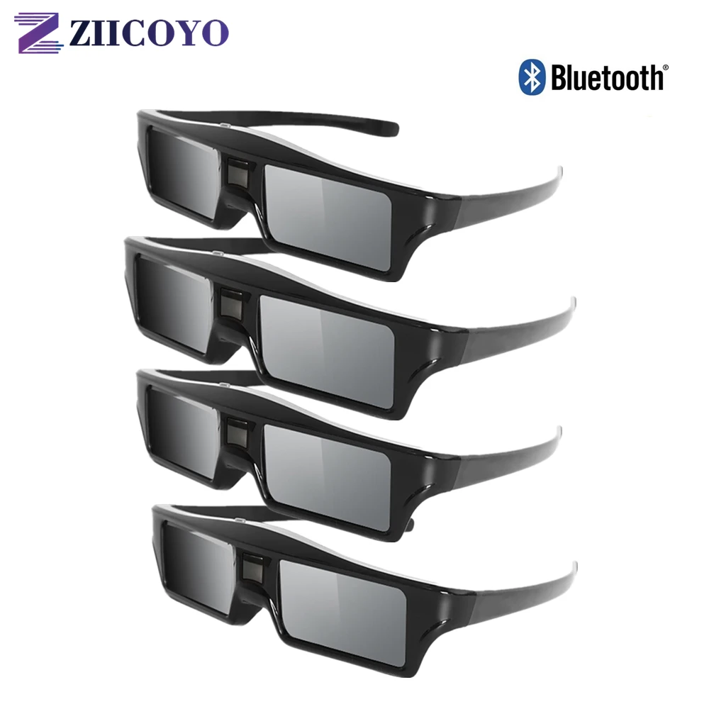 3D очки с Bluetooth перезаряжаемые активным затвором совместимы проектором Epson/Sony Sharp