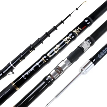 

2020 New Fishing Rod Carbon Hard Adjustable Rod High Quality Fishing Reel Suitable For Reservoir Pond Fishing Supplies