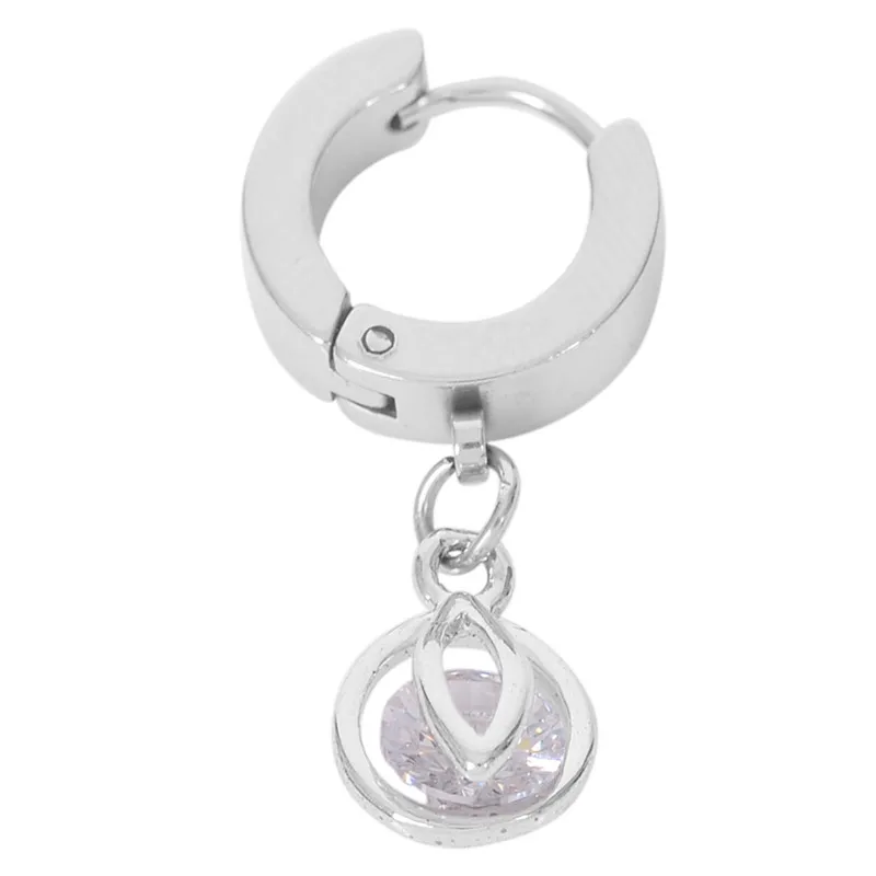 Серьги-кольца PINKSEE Wild из нержавеющей стали, циркониевые серьги-кольца, ювелирные изделия Для Пирсинга Ушей, Череп, корона, хрустальные подвески, индивидуальные серьги