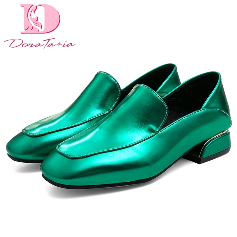 

Doratasia 2020 Hot Sale Spring/Autumn Concise Leisure Pumps Woman Shoes Slip On Chunky Heels Shoes Women Pumps Female