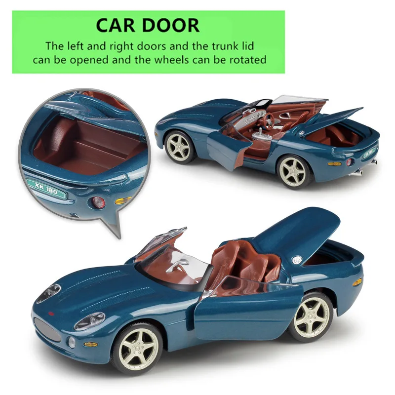 WELLY 1:24 Jaguar XK180 моделирование сплава Модель автомобиля ремесла Коллекция украшения игрушки инструменты подарок