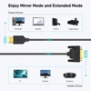QGeeM HDMI to DVI Cable HDMI DVI Bi-Direction Adapter for Xiaomi Xbox Serries X PS5 PS4 TV Box DVI to HDMI Splitter DVI-D 24+1 ► Photo 2/6
