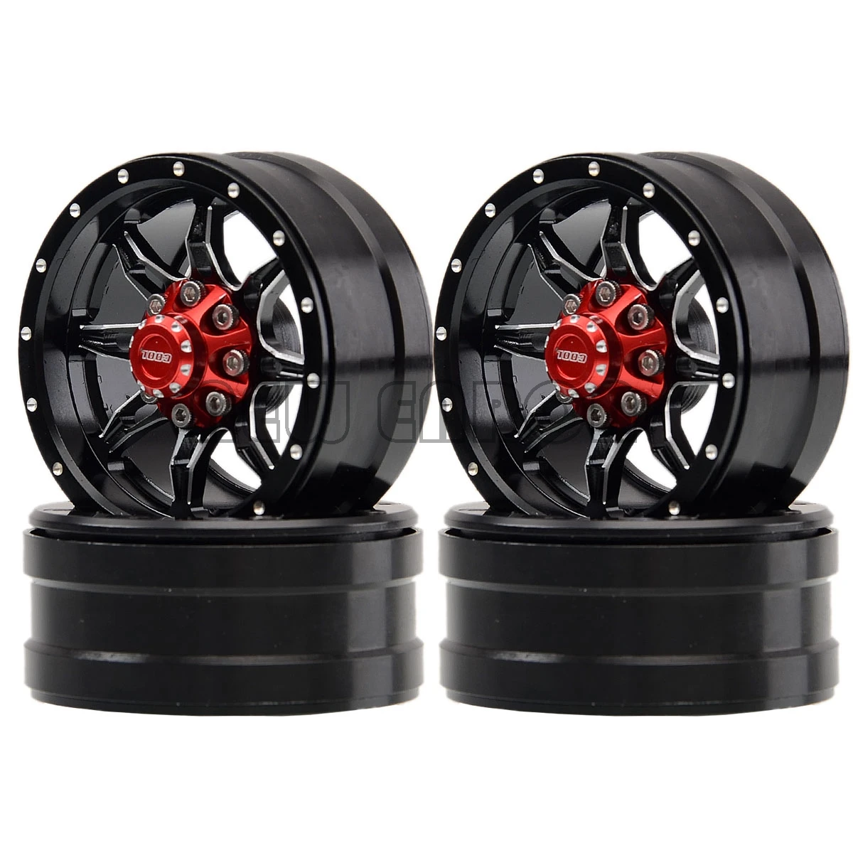 ENRON 1," 4 шт. сплав Beadlock колеса обода ступицы для RC 1/10 TRX-4 TRX4 CC01 TF2 осевой MST JIMNY SCX10 II 90046 90047 D90 D110