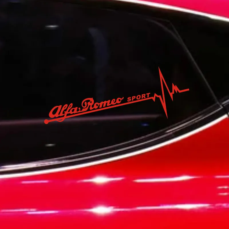 

2PCS Car Side Window Stickers for Alfa Romeo Giulia Giulietta 159 156 MITO Stelvio 147 GT Captivating PVC Auto Decor Accessories