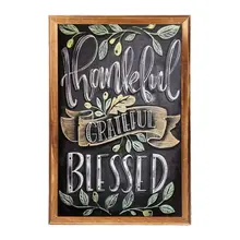 Прямоугольная подвесная деревянная доска с доской для доски с надписью «Wordpad», детская доска, школьные офисные принадлежности C26