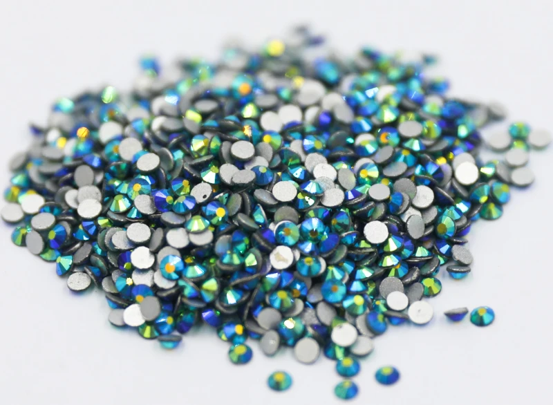 

Emerald AB SS3~SS30 Non Hotfix Rhinestone стразы Flatback Glass Stone Nail Rhinestones Diamond For DIY Nail Decorations