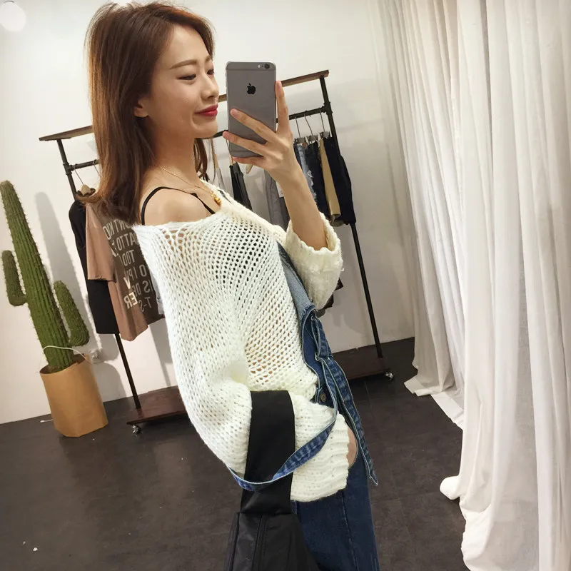 Корейский стиль Camisole свободные подтяжки ремень женские сиамские брюки тренд колледж Стиль ковбой длинные брюки 106 [to Fight a L