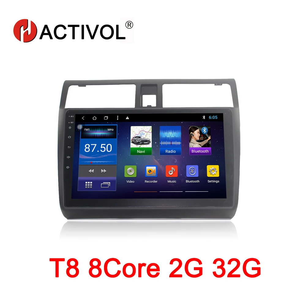 

HACTIVOL 10 inch Octa 8 Core 2G RAM 32G Car radio for Suzuki Swift 2005-2016 Android 8.1 car dvd player gps navigation wifi