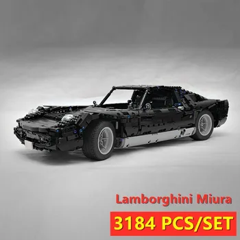 

MOC SERIES Lamborghini Miura Super Racing Car Fit LeGINGlys Technic MOC-24294 Model Kits Building Blocks Bricks Toy Kid Gift
