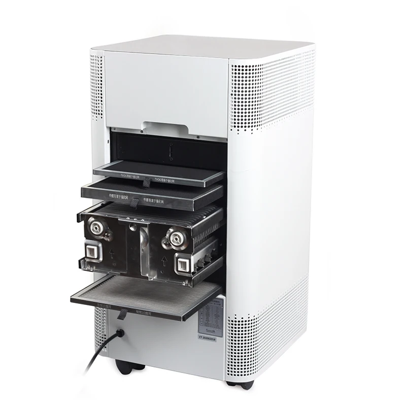 KINYO mobile air purifier with ESP consumable free design efficiently removes harmful gas and dust for home hotel office hospita