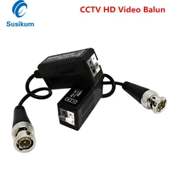 Émetteur récepteur vidéo passif Balun HD 1080P, adaptateur CCTV BNC, paire torsadée pour caméra AHD CVI TVI 