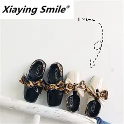 Xiaying Smile/весна 2019 г.; новая детская обувь для девочек; кожаные туфли принцессы; обувь для девочек Doudou; тонкие туфли для малышей