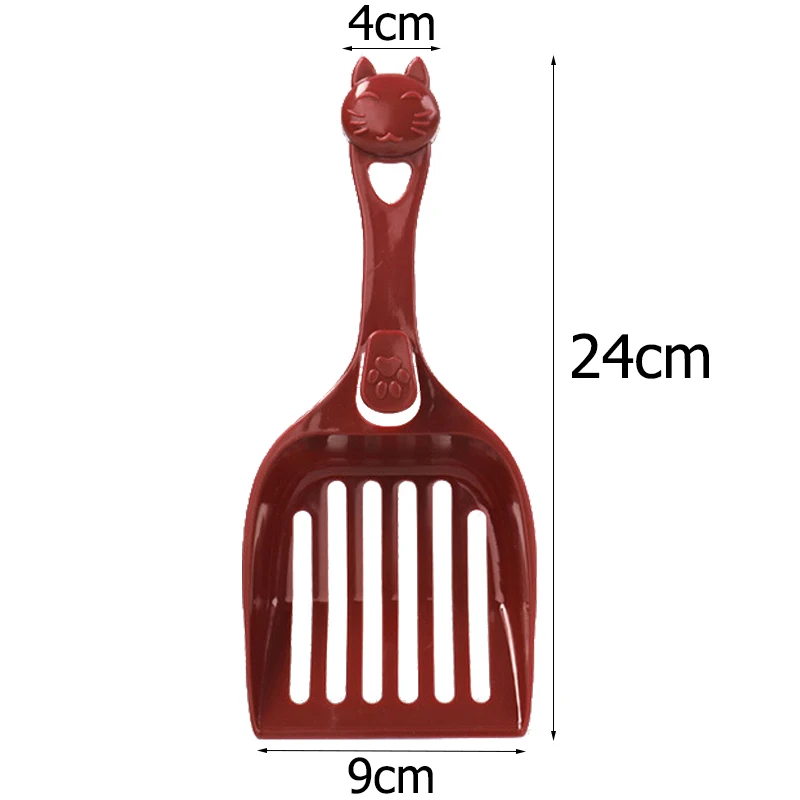 Durable Pet Dog Cat Plastic Cleaning Tool Puppy Kitten litter Scoop Cozy Sand Scoop Poop Shovel Product For Pets Cat Supplies (6)