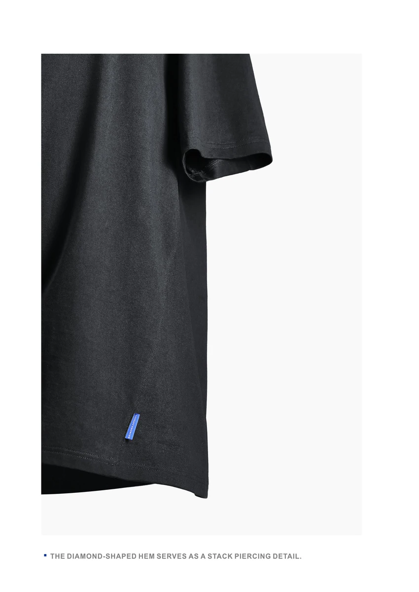 Reindee Lusion 21ss 3d tailored logo print basic cotton t-shirt oversized techwear aesthetic streetwear