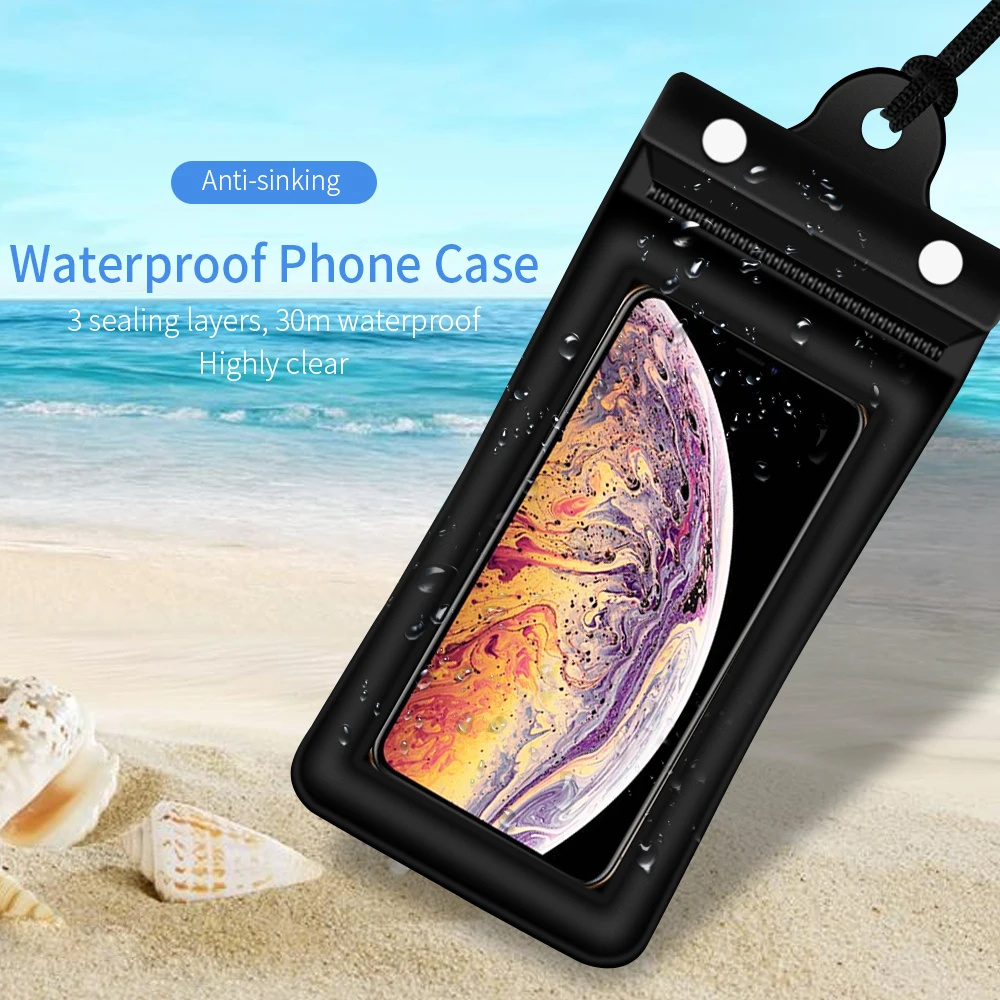 Essager Waterproof Case For iPhone 16 15 14 13 12 11 Pro Xs Max New Xiaomi mi Protective Phone Pouch Swimming Water proof Cover