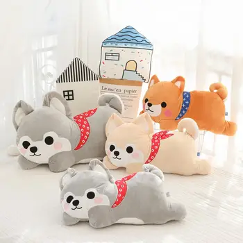 

70/90cm Cute Long Shiba Inu Dog Plush Pillows Stuffed Cartoon Animal Plush Toys Doll Soft Bed Sleeping Pillow Best Gift for Girl
