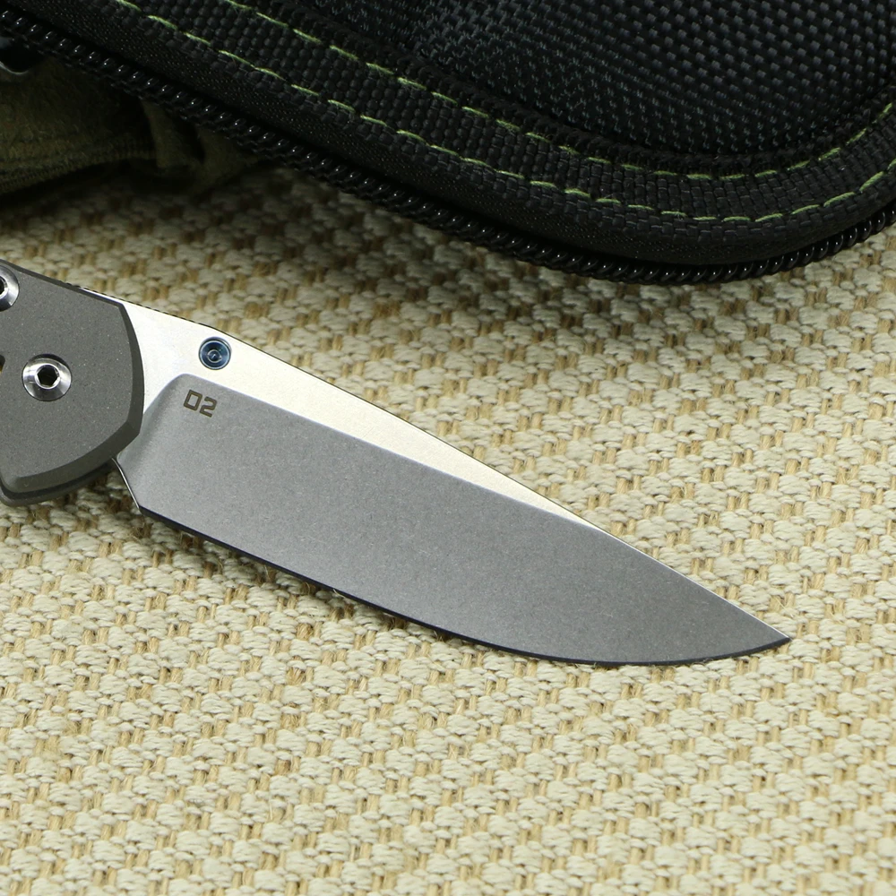 Kanedeiia маленький складной нож Sebenza 21(2,9") D2 лезвие титановая ручка универсальный инструмент для кемпинга и охоты карманные ножи для выживания