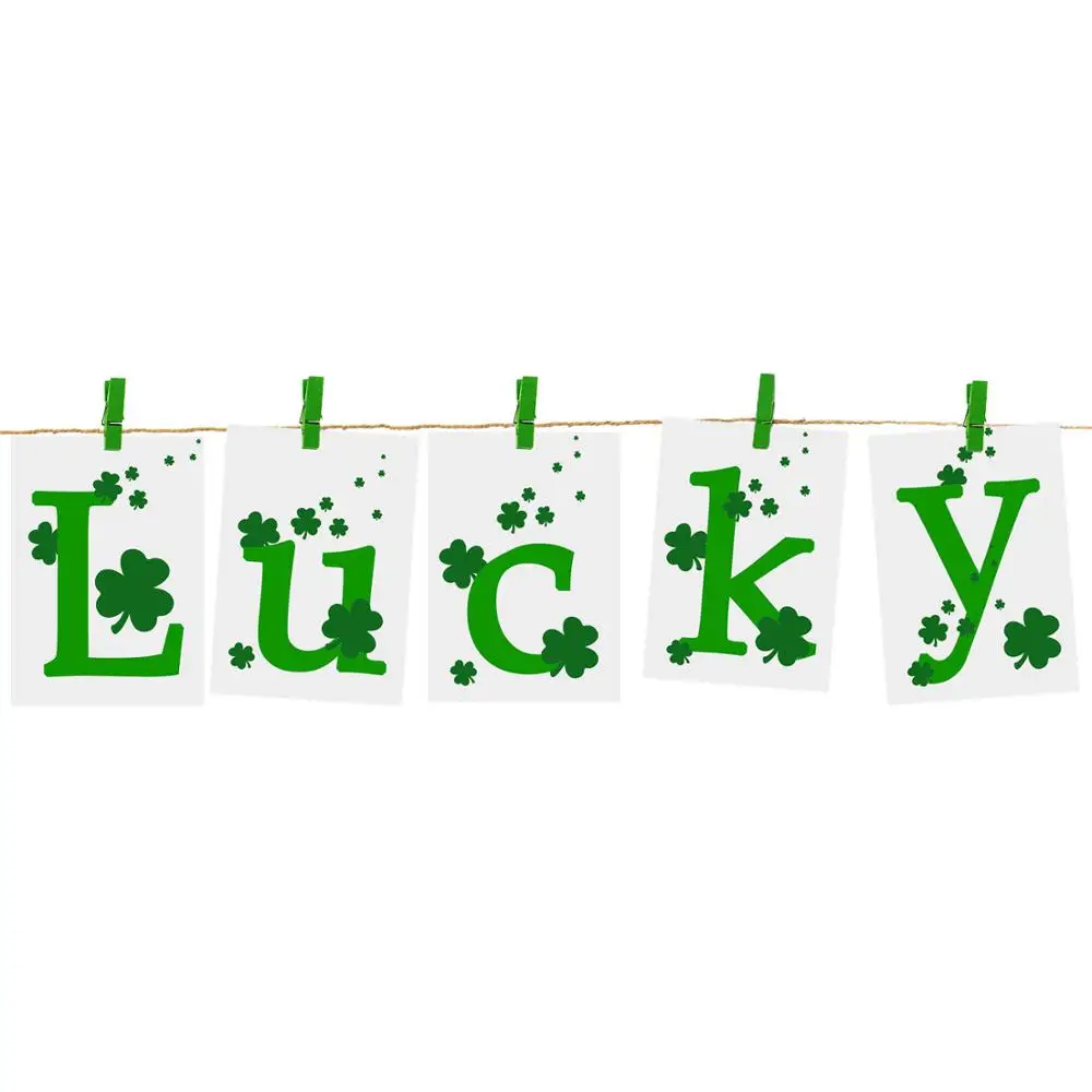 

Explosion models St. Patrick's clover rubber paper Laqila flowers lucky grass green party holiday decoration wedding supplies
