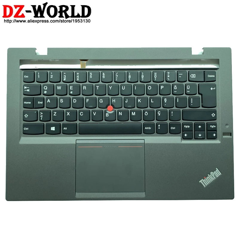 Верхний чехол с турецкой клавиатурой с подсветкой для Thinkpad X1 углеродная 2-я подсветка Teclado C крышка 04X6553 04X6516