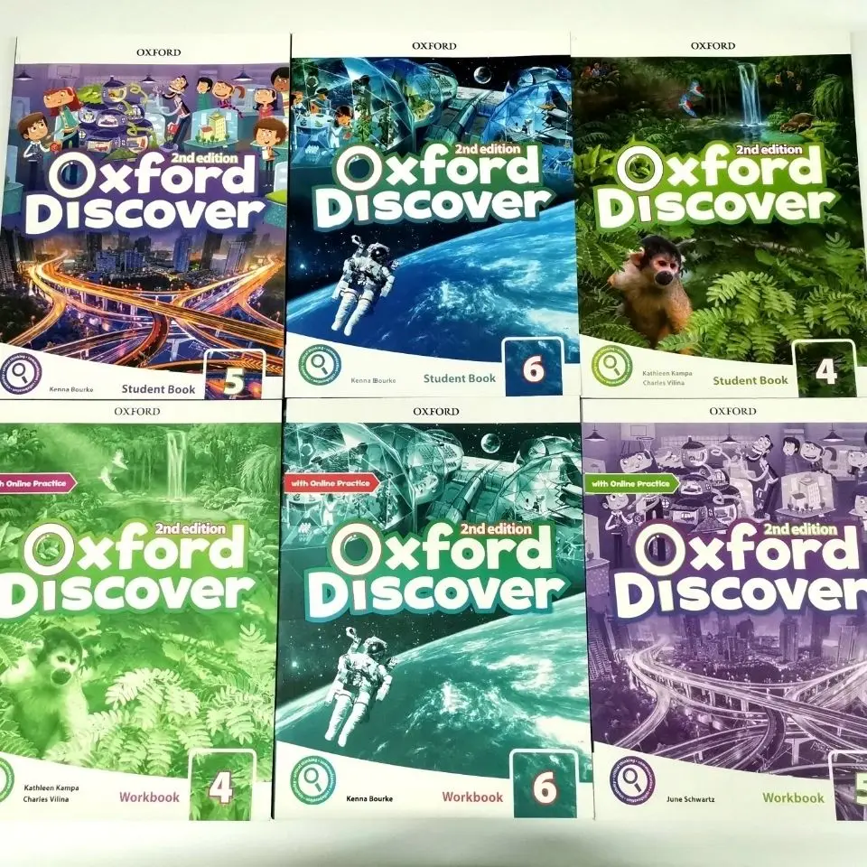 6pcs Oxford Discover 2nd Edition Level 1-3 Student Book + Workbook Young  Learners Textbook English Children Age 7-16 Years - Languages - AliExpress