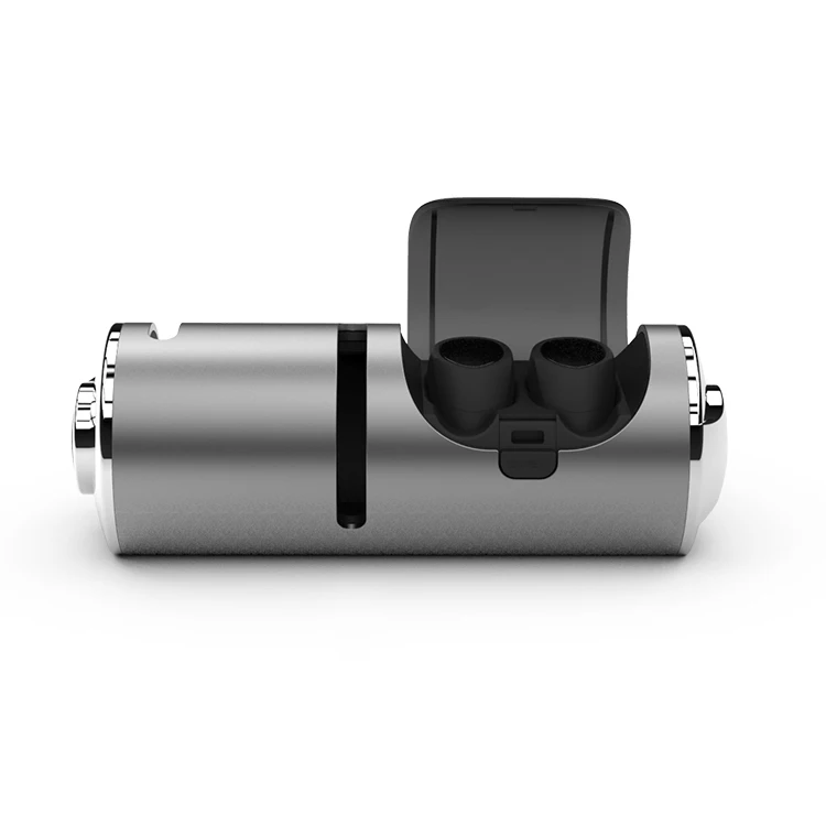 T8 silver TWS Bluetooth 5,0 Беспроводные наушники с сенсорным управлением Гарнитура 3D стерео спортивные водонепроницаемые наушники с зарядным устройством для телефона - Цвет: T8 silver