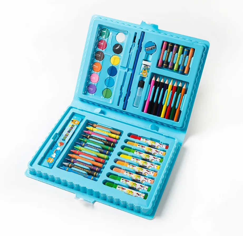 Günstig 208 teile satz Malerei Zeichnung Art Set Pinsel marker Aquarell Farben Stifte Wasser Farbe Bleistifte Arter Unterstützen Liefert Kinder Geschenk