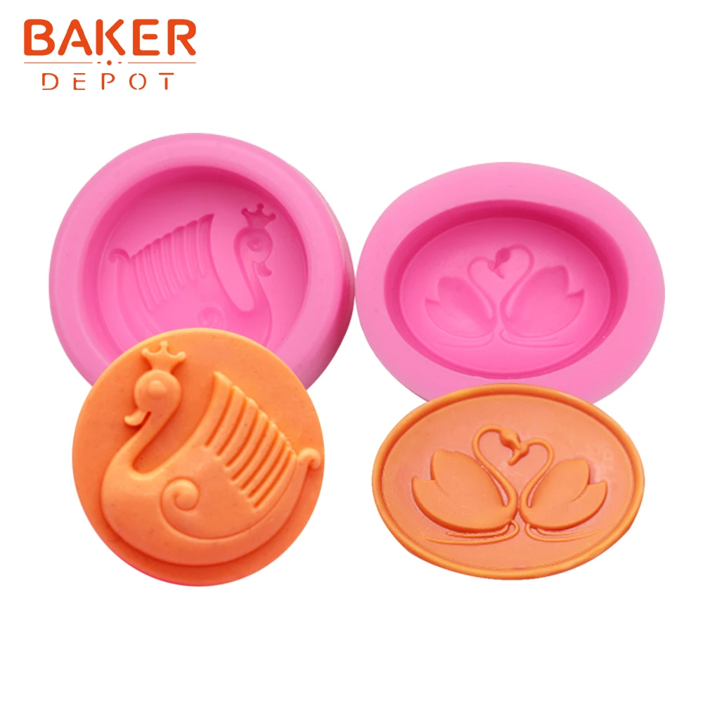 BAKER DEPOT силиконовая форма для помадки мыла свечи 3D животное Смола гипсовая DIY